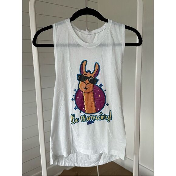 Llama Be Llamazing muscle tank sz small - Picture 1 of 4